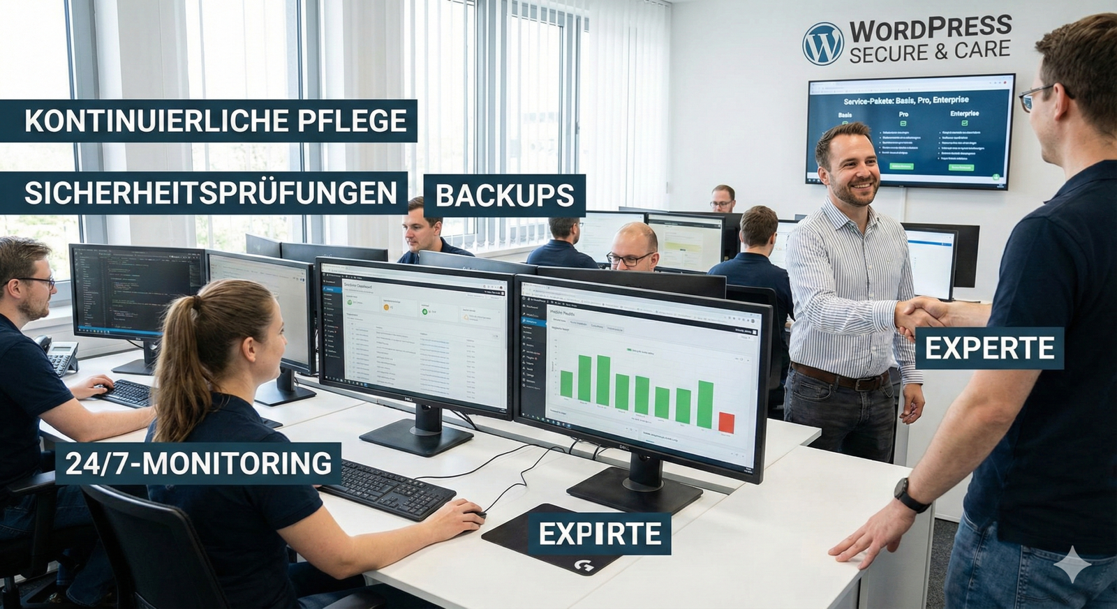 Wartung & Support WordPress Wartung - Professionelle Website-Pflege und Updates