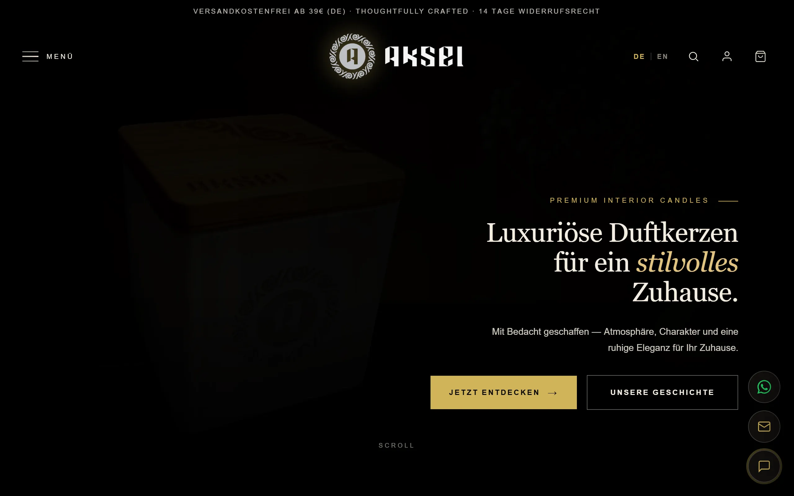 AKSEL Duftkerzen — akselaroma.com